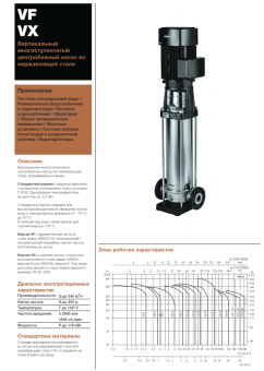 Вертикальный многоступенчатый насос Hydroo VX5-20R 0300 T 2340 5 2 IE3